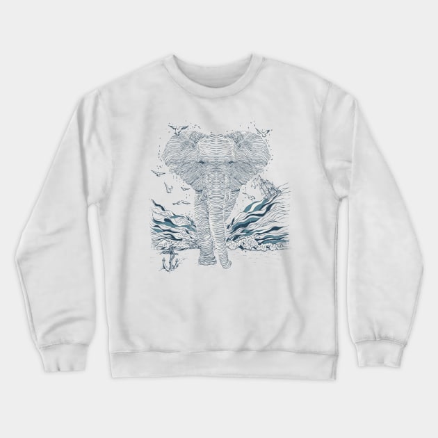 The Ocean Spirit Crewneck Sweatshirt by huebucket